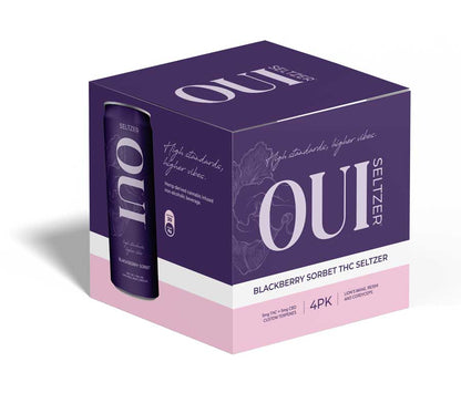 Blackberry Sorbet Seltzer – Oui Seltzer