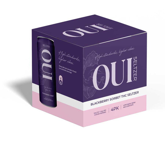 Blackberry Sorbet Seltzer – Oui Seltzer